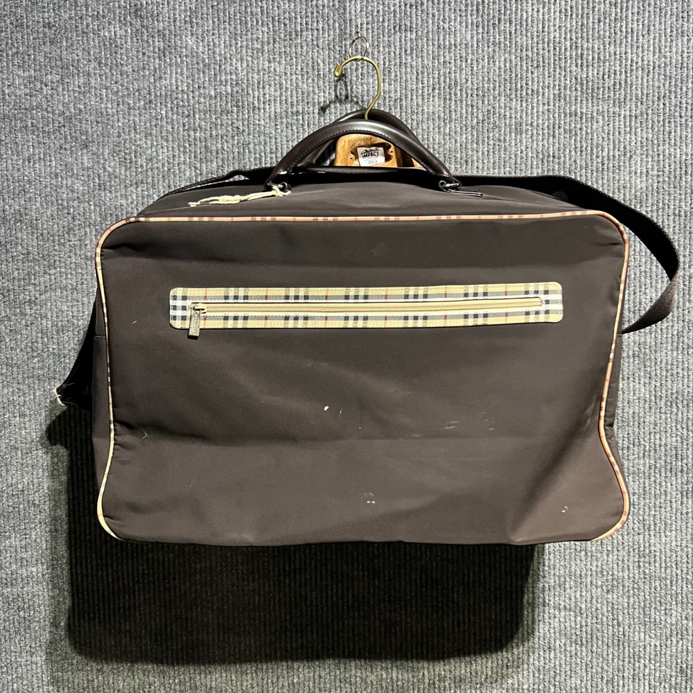 Burberry Fragrance  Duffle Bag Unisex Large Brown Nova Check Travel Weekender